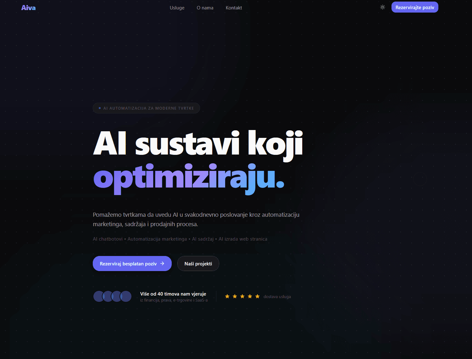 AI Web Stranice